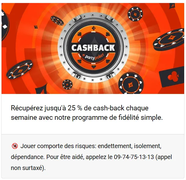 PartyPoker Cashback