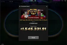 Joakim Andersson's $1.5 million haul