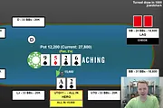 Using Bottom Pair & Draw to Overbet Shove on the Turn