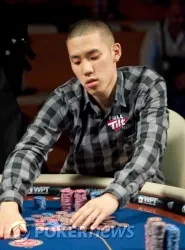 Fung raking in those double-up chips