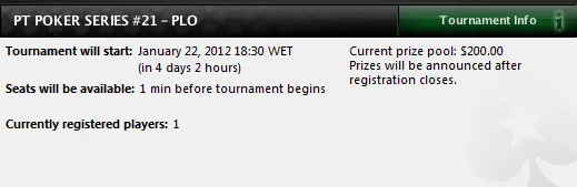 Main Event do PT Poker Series 2012 - Quem será o campeão de PLO? 101