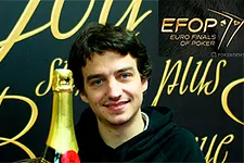 Dimanche 14 février 2010 : Hugo Lemaire champion du Diamond 5.000€ des Euro Finals Of Poker (EFOP) 2010