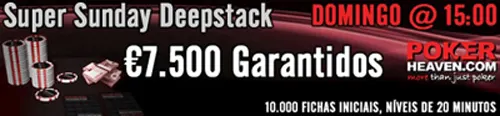Torneio Super Sunday Deepstack €7.500 Garantidos! 101