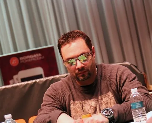 Christopher Leon on Day 2 of the 2014 Borgata Winter Poker Open Six-Max Event