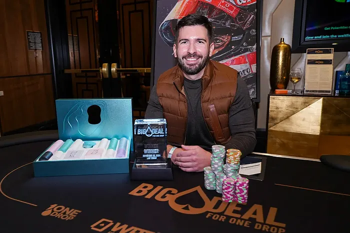 Derek Adamian won the inaugural Big Deal for One Drop.