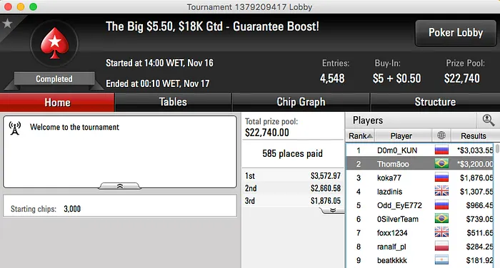 AndreFredian, edpava88 e gringenkov Dominam Reta de Segunda 106