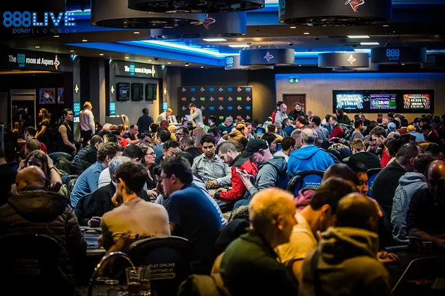 Tournament Room at the Aspers Casino London