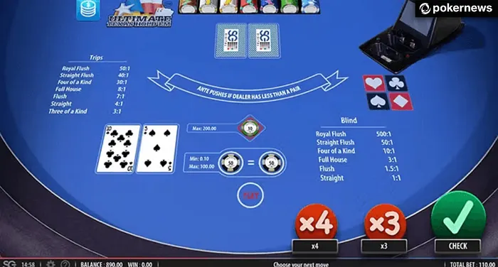 ultimate texas hold em