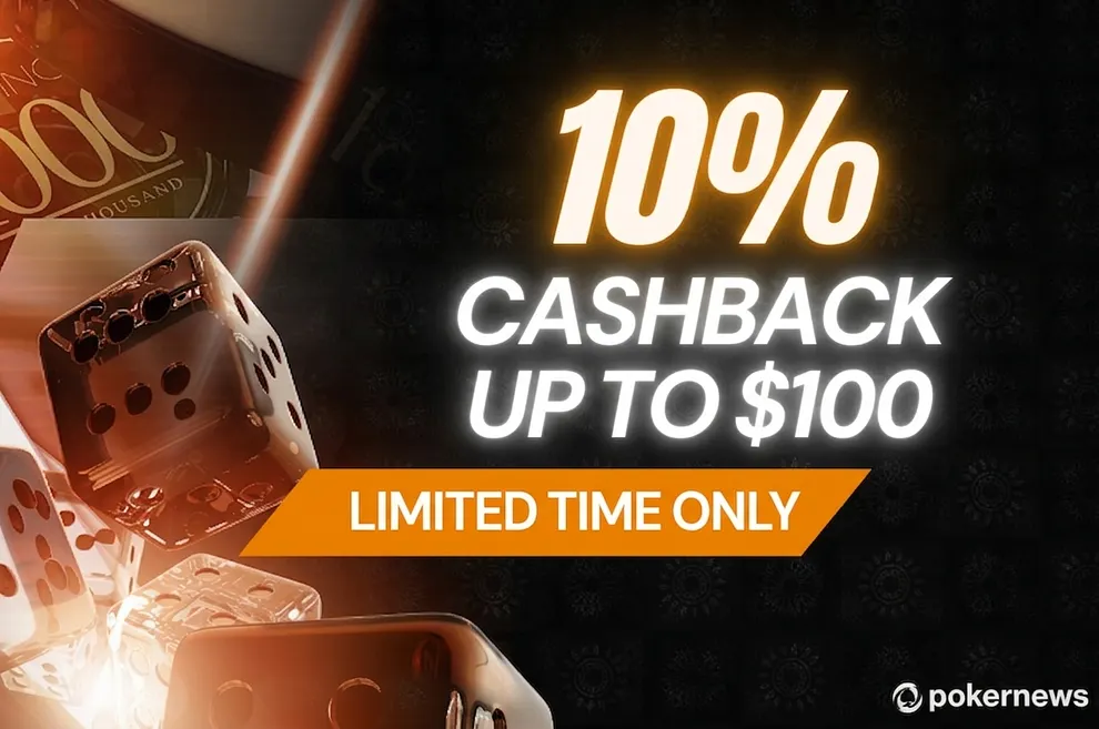Example of a typical online casino cashback bonus
