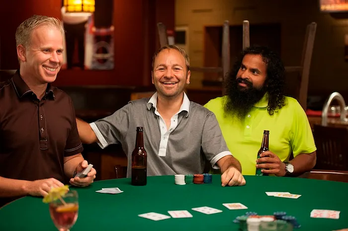 Daniel Negreanu on the set of Mr. D.