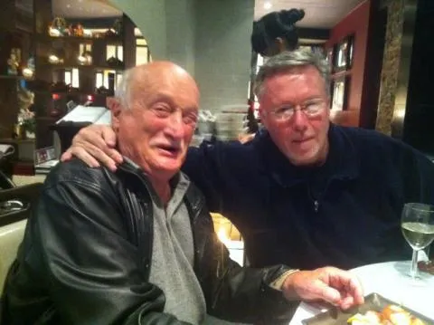 Al Alvarez with Jim McManus