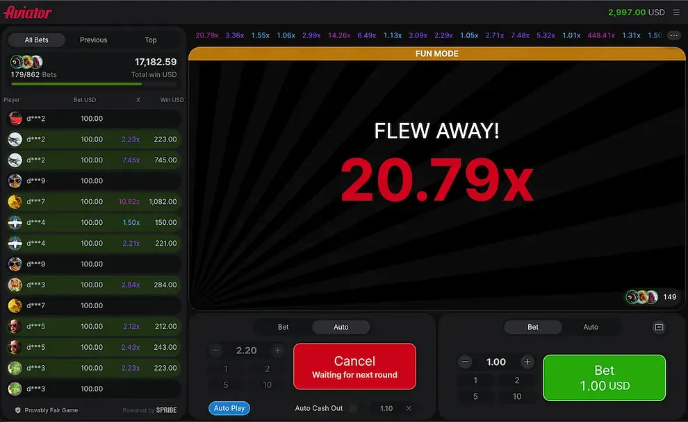 Aviator Crash Game gameplay experience