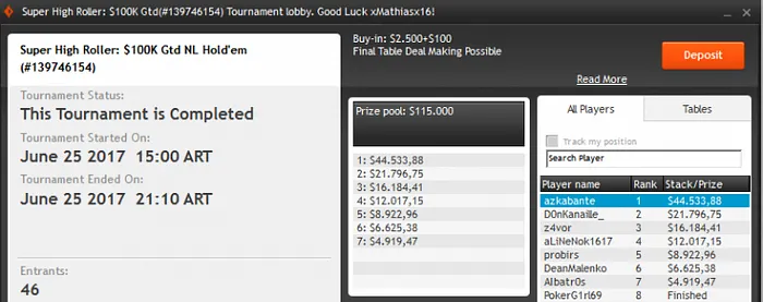 Azkabante Vence Super High Roller (K) e Pablo Brito Silva o The Title Fight (K) 101