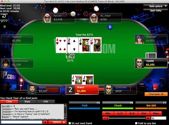 A Review of the WSOP.com Software 101