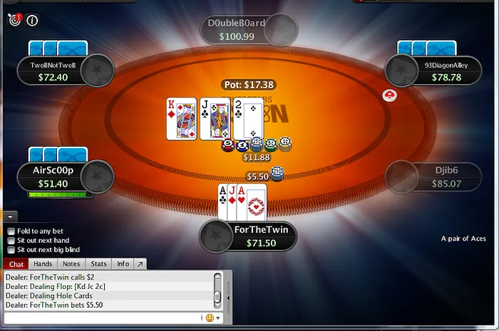Fusion starts off like hold'em and eventually morphs into pot-limit Omaha.