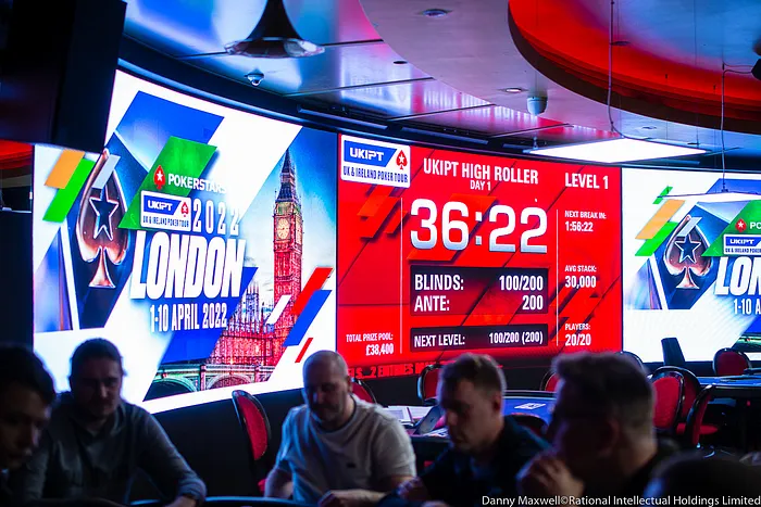 Tournament Clock - UKIPT Logo