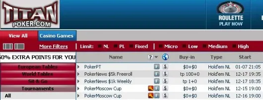 O último ,000 Cash Freeroll de 2009 na Titan Poker Está a Chegar! 101
