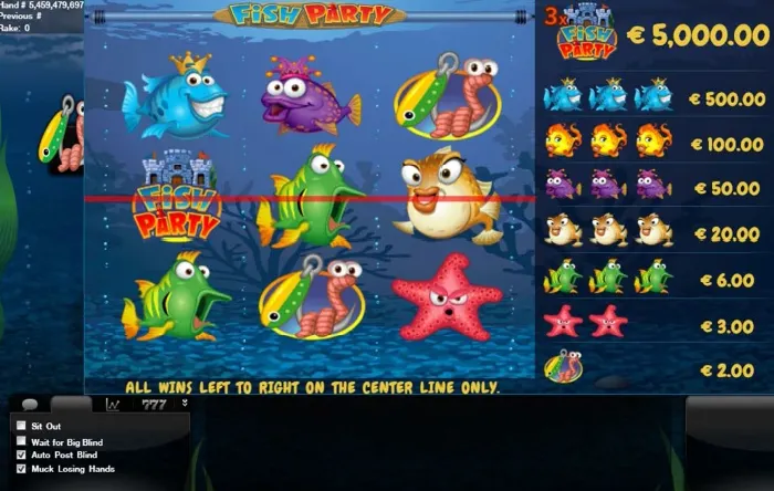 BetVictor Fish Party Sit & Go