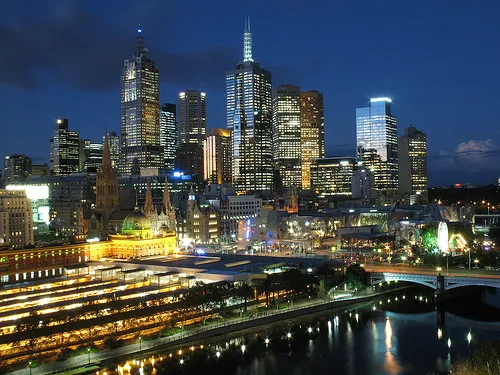 The city of Melbourne