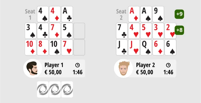 2-7 Open-Face Chinese Poker
