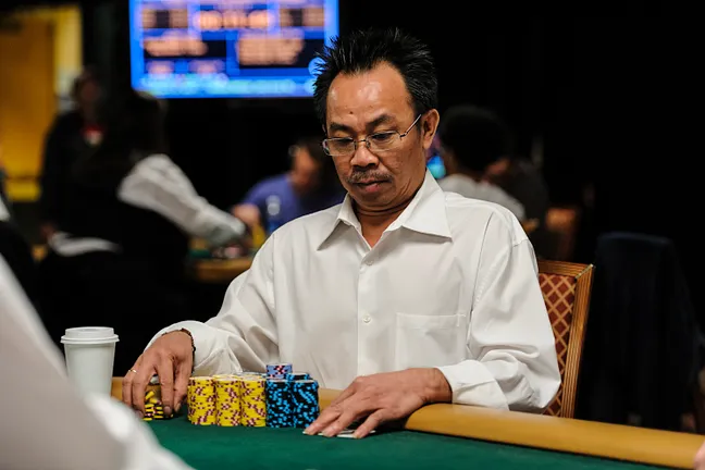 David "The Dragon" Pham is Breathing Fire Here On Day 2