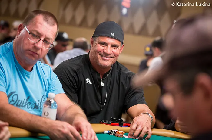 Jose Canseco came out to the WSOP for the BIG 50 event.
