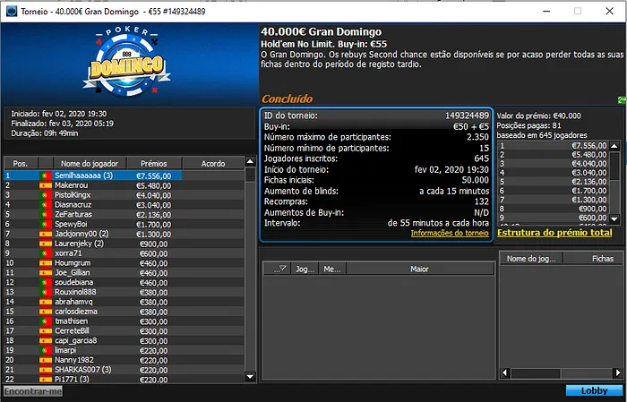 gran domingo 888poker
