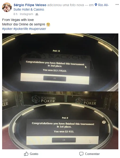Sérgio Veloso em Las Vegas e a Brilhar no Poker Online 103