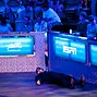 Phil Hellmuth rests during a commercial break