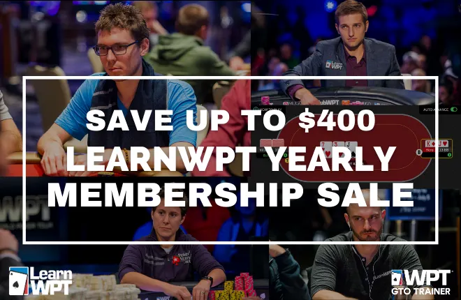 Learn WPT Yearly Membership Sale