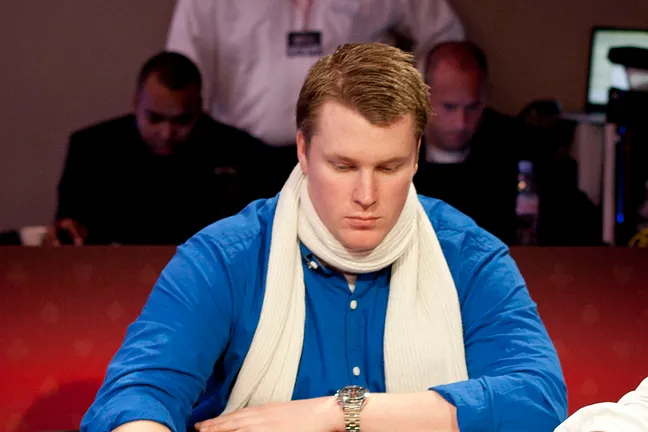 Hinrichsen, straight off the yacht and to the final table