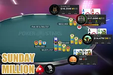 Vice de Eric Bolis no Sunday Million - Vídeo com cartas reveladas]