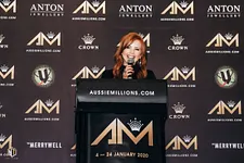 Lynn Gilmartin was honored for her work in poker.