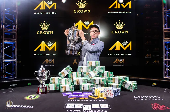 Vincent Wan wins 2020 Aussie Millions Main Event