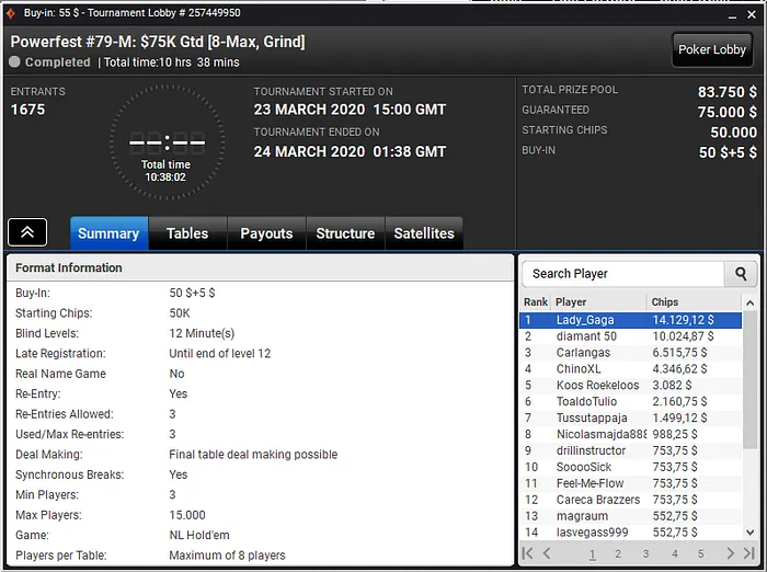powerfest partypoker