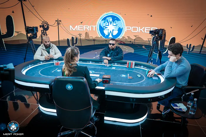 Felipe Ketzer no 3-handed do Main Event do Merit Poker Western Series