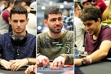 Allan Mello, Hélio Neves e Guilherme Carmo