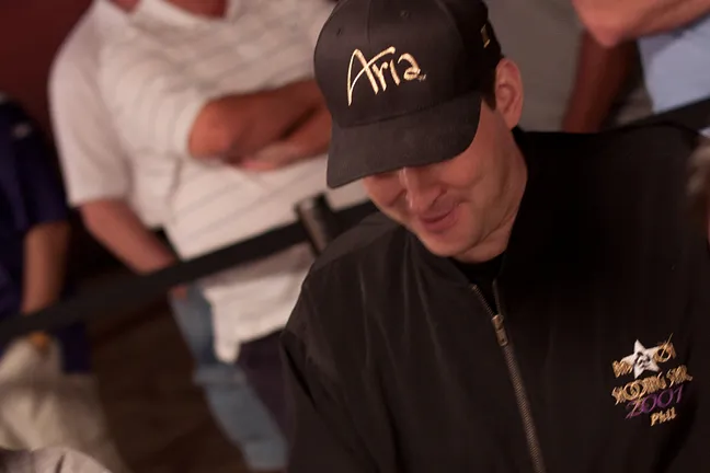 Phil Hellmuth At the Peak of His Powers Here On Day 2