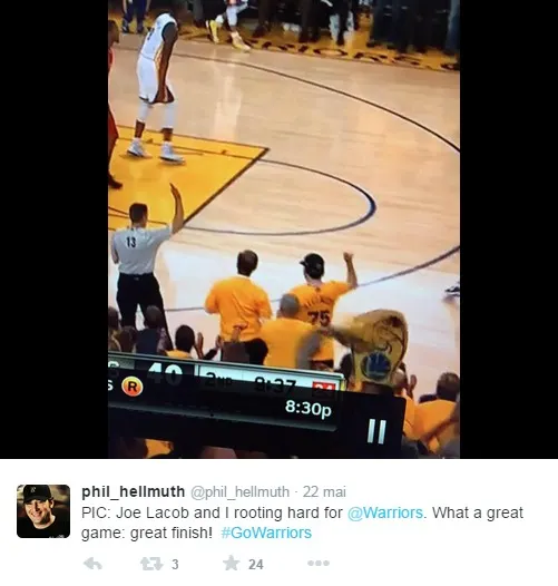 NBA : Phil Hellmuth en mode VIP à la finale de la Conférence Ouest 103