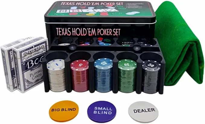 Conjunto de Fichas de Poker de plástico LQIESDD