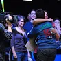 Selbst embraced by her fans after her win