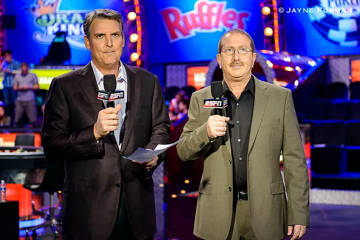 Lon McEachern and Norman Chad