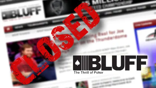 Bluff magazine tire sa révérence 0001