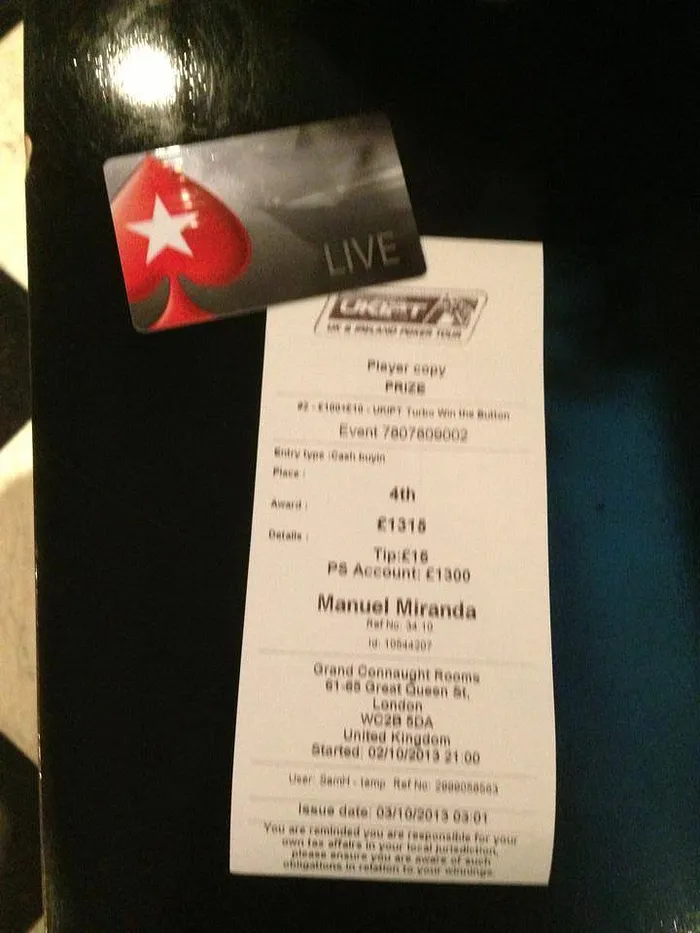 Henrique Pinho e Nanev no Dia 2 UKIPT; Jomané 4º no £110 Win the Button 102