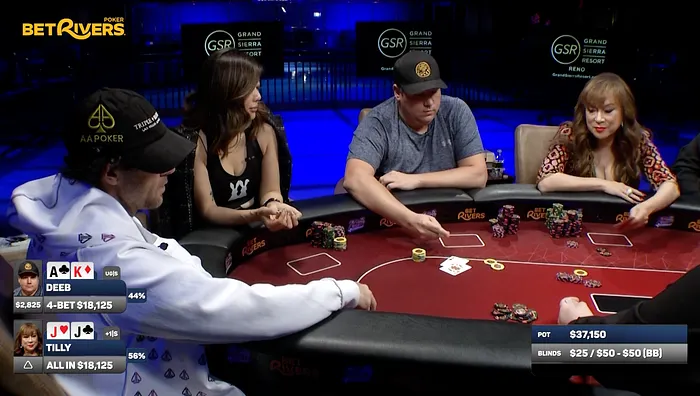 Shaun Deeb Slowrolls Phil Hellmuth, Plays K Pot Against Jennifer Tilly 102