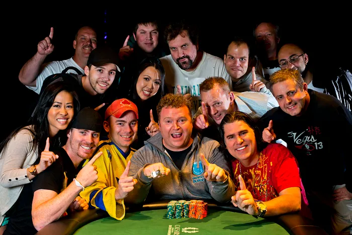 2013 WSOP Event 20 Gold Bracelet Winner Calen McNeil & friends