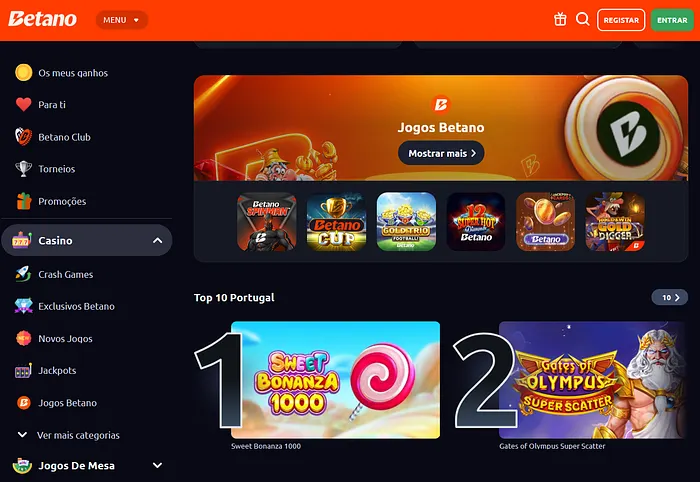 Casino Betano é um dos melhores em Portugal