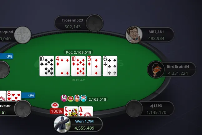 "jreid106" Knocks Out Two Players