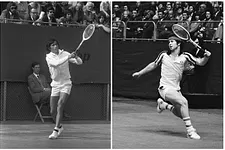 John McEnroe and Ilie Nastase