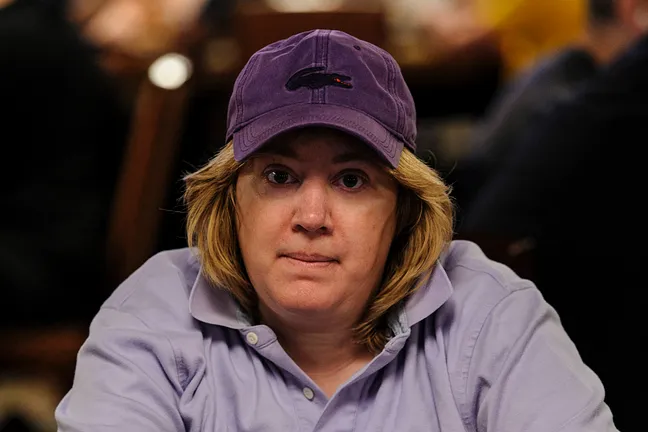 Kathy Liebert (Seen Here in an Earlier WSOP Event)
